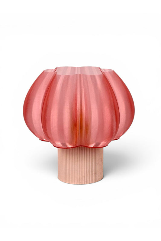 CORE-02 Şeffaf Abajur – Pembe – genel görünüm