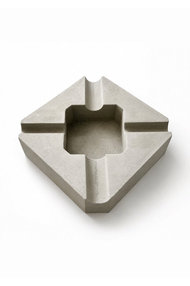 Kare Beton Küllük – 4 Oluklu, 16 × 16 cm – genel görünüm