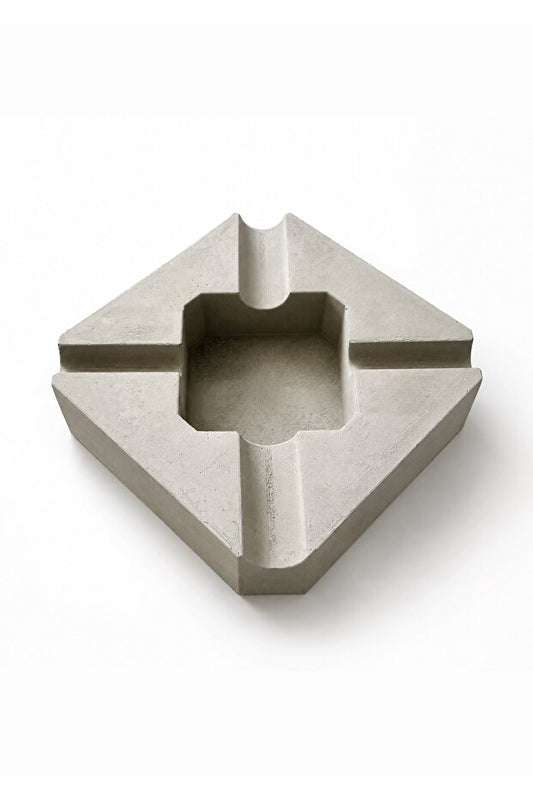 Kare Beton Küllük – 4 Oluklu, 16 × 16 cm – genel görünüm